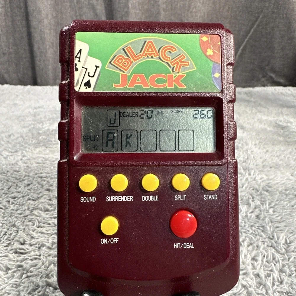 Radio Shack Electronic BlackJack Handheld Game (Model 60-2695) Tested Gambling